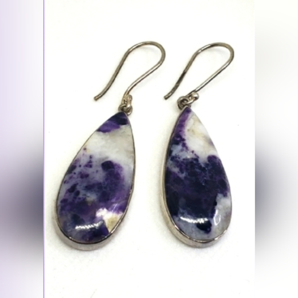 Amethyst Sterling Silver Earrings